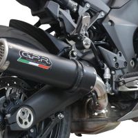 Escape compatible con Kawasaki Ninja 1000 Sx 2021-2024, M3 Black Titanium, Escape legal, homologado, silenciador con db killer desmontable y tubo de conexión específico 