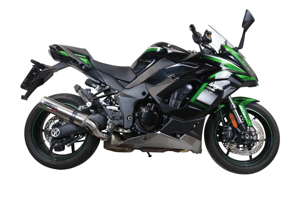 Escape compatible con Kawasaki Ninja 1000 Sx 2020-2020, M3 Inox , Escape legal, homologado, silenciador con db killer desmontable y tubo de conexión específico 