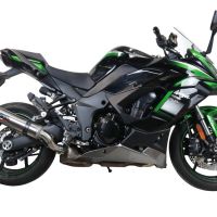 Escape compatible con Kawasaki Ninja 1000 Sx 2020-2020, M3 Inox , Escape legal, homologado, silenciador con db killer desmontable y tubo de conexión específico 
