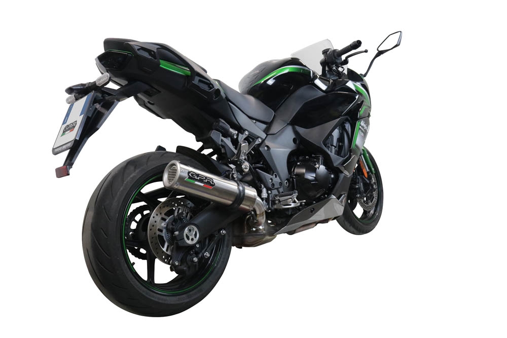 Escape compatible con Kawasaki Ninja 1000 Sx 2020-2020, M3 Inox , Escape legal, homologado, silenciador con db killer desmontable y tubo de conexión específico 