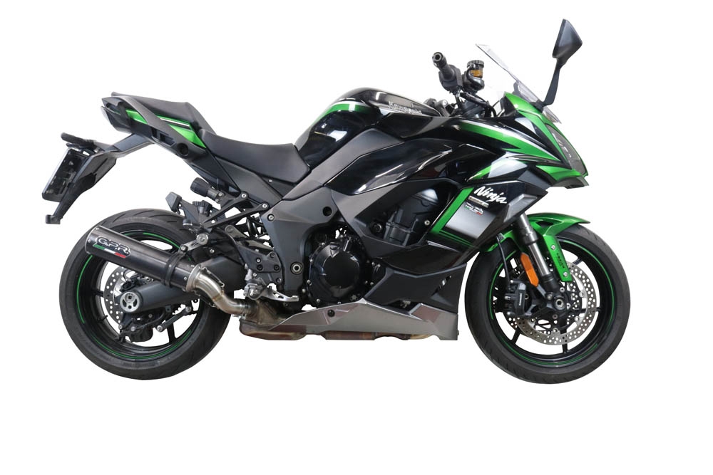 Escape compatible con Kawasaki Ninja 1000 Sx 2020-2020, M3 Poppy , Escape racing, silenciador con tubo de conexion, articulo sin homologacion 