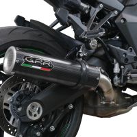Escape compatible con Kawasaki Ninja 1000 Sx 2020-2020, M3 Poppy , Escape racing, silenciador con tubo de conexion, articulo sin homologacion 