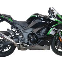 Escape compatible con Kawasaki Ninja 1000 Sx 2021-2024, Powercone Evo, Escape legal, homologado, silenciador con db killer desmontable y tubo de conexión específico 