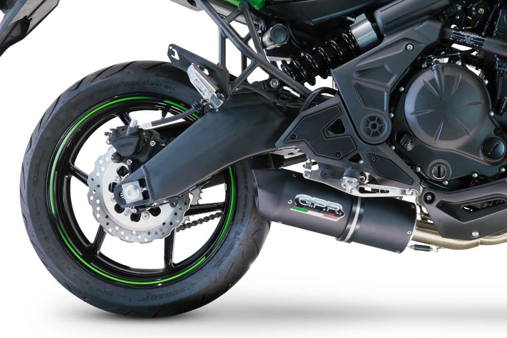 Escape compatible con Yamaha Tracer 700 2020-2021, Furore Nero, Escape completo, no legal para países de la UE, con db killer extraíble 