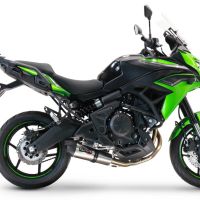 Escape compatible con Kawasaki Versys 650 2023-2024, Gpe Ann. Titanium, Escape completo, no legal para países de la UE, con db killer extraíble 