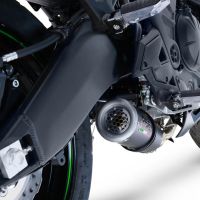 GPR escape compatible con  Kawasaki Versys 650 2021-2022, M3 Black Titanium, Escape completo racing, incluyendo colector y db killer desmontable, sin homologación 