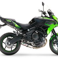 Escape compatible con Kawasaki Versys 650 2021-2022, M3 Inox , Escape completo, no legal para países de la UE, con db killer extraíble 