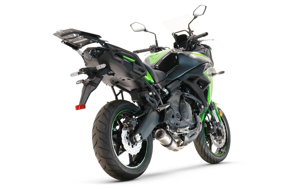 Escape compatible con Kawasaki Versys 650 2021-2022, M3 Inox , Escape completo, no legal para países de la UE, con db killer extraíble 