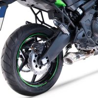 GPR escape compatible con  Kawasaki Versys 650 2021-2022, Powercone Evo, Escape completo racing, incluyendo colector y db killer desmontable, sin homologación 