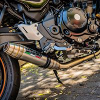 Escape compatible con Kawasaki Z 650 RS 2021-2023, Deeptone Inox, Escape racing, linea completa, suministrado con colector especifico, articulo sin homologacion 