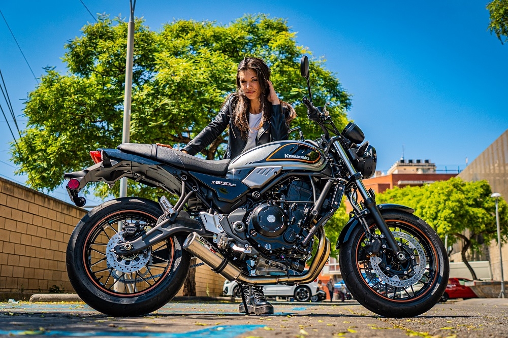Escape compatible con Kawasaki Z 650 RS 2021-2023, M3 Inox , Escape racing, linea completa, suministrado con colector especifico, articulo sin homologacion 