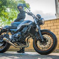 Escape compatible con Kawasaki Z 650 RS 2021-2023, Powercone Evo, Escape racing, linea completa, suministrado con colector especifico, articulo sin homologacion 