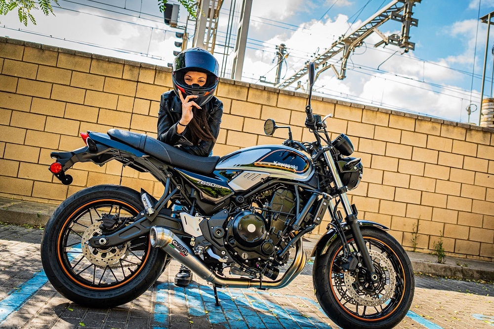Escape compatible con Kawasaki Z 650 RS 2021-2023, Powercone Evo, Escape racing, linea completa, suministrado con colector especifico, articulo sin homologacion 