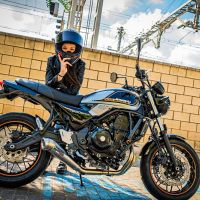 Escape compatible con Kawasaki Z 650 RS 2021-2023, Powercone Evo, Escape racing, linea completa, suministrado con colector especifico, articulo sin homologacion 