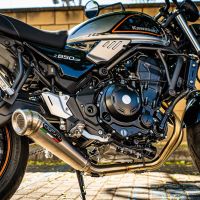 Escape compatible con Kawasaki Z 650 RS 2021-2023, Powercone Evo, Escape racing, linea completa, suministrado con colector especifico, articulo sin homologacion 