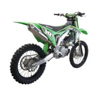 Escape compatible con Kawasaki KX 250 F 2021-2023, Pentacross Inox, Escape racing, silenciador con tubo de conexión específica y db killer extraíble 