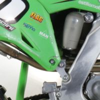 Escape compatible con Kawasaki KX 250 F 2021-2023, Pentacross Inox, Escape racing, silenciador con tubo de conexión específica y db killer extraíble 