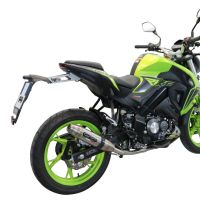 Escape compatible con Keeway Rkf 125 2021-2023, Deeptone Inox, Escape completo, no legal para países de la UE, con db killer extraíble 