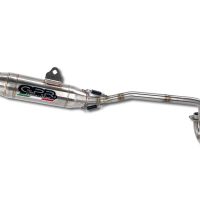 Escape compatible con Kawasaki KLX 110 / 110 L 2003-2025, Deeptone Inox, Escape completo, no legal para países de la UE, con db killer extraíble 