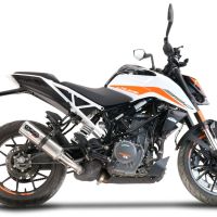 Escape compatible con Ktm Duke 390 2021-2024, M3 Inox , Escape racing, silenciador con tubo de conexion y dbkiller, articulo sin homologacion 