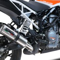 Escape compatible con Ktm Duke 390 2021-2024, M3 Inox , Escape racing, silenciador con tubo de conexion y dbkiller, articulo sin homologacion 