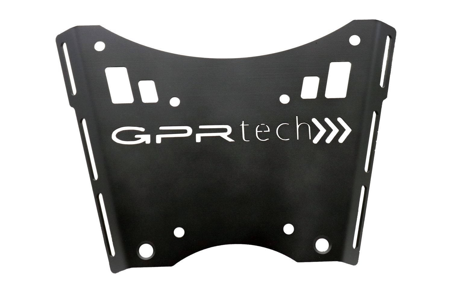 GPR TECH compatible con  Ktm Lc 8 Adventure 1190 2013 Placa de fijación específica en Titanio ALPITECH 35/55 LT compatible con portaequipajes original, fabricada en titanio con 4 puntos de anclaje
