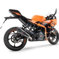 Escape compatible con Ktm Rc 390 2022-2024, GP Evo4 Titanium, Escape legal, homologado, silenciador con db killer desmontable y tubo de conexión específico 