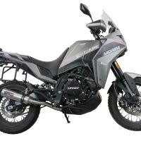 Escape compatible con Moto Morini X-CAPE 650 2021-2024, M3 Inox , Sistema de escape medio lleno, incluido db killer extraíble y tubo de conexión 