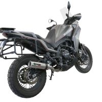 Escape compatible con Moto Morini X-CAPE 650 2021-2024, M3 Inox , Sistema de escape medio lleno, incluido db killer extraíble y tubo de conexión 