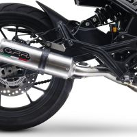 Escape compatible con Moto Morini Seiemmezzo Str 2022-2024, M3 Inox , Sistema de escape medio lleno, incluido db killer extraíble y tubo de conexión 