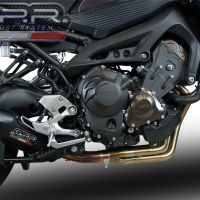 Escape compatible con Yamaha Tracer 9 2021-2024, Furore Nero, Escape completo racing, incluyendo colector y db killer desmontable, sin homologación 