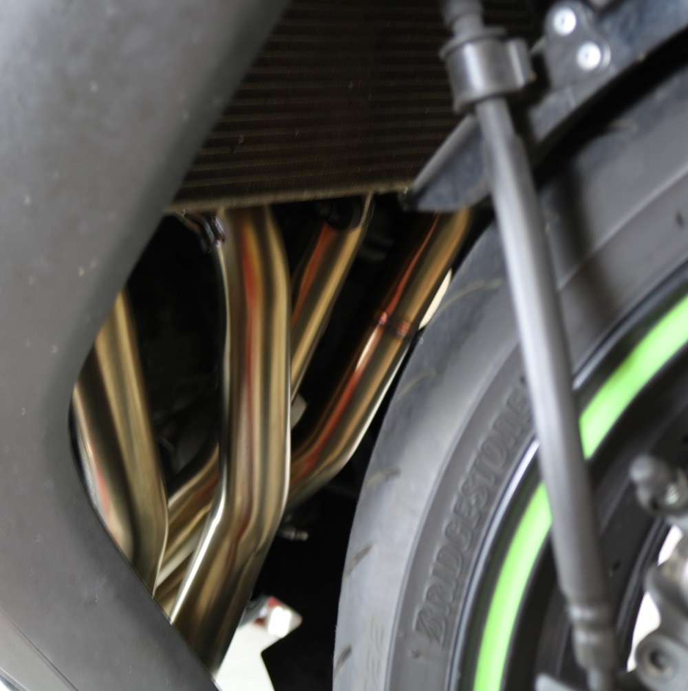 Escape compatible con Kawasaki Ninja 1000 Sx 2021-2024, Decatalizzatore, Tubo supresor de catalizador 
