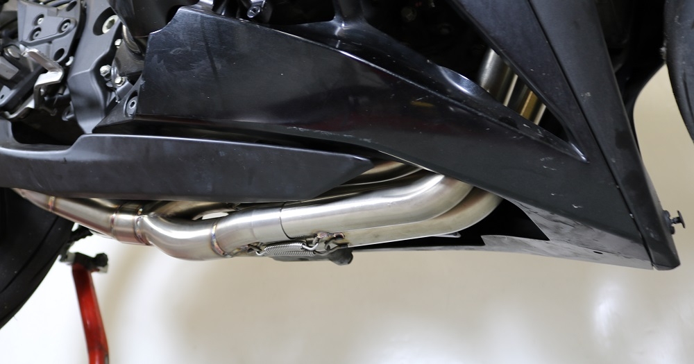 Escape compatible con Kawasaki Ninja 1000 Sx 2021-2024, Decatalizzatore, Tubo supresor de catalizador 