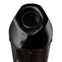 Escape compatible con Zontes M 125 2022-2024, Pentaroad Black, Escape completo, no legal para países de la UE, con db killer extraíble 