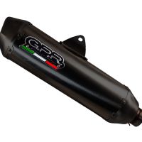 Escape compatible con Zontes M 125 2022-2024, Pentaroad Black, Escape completo, no legal para países de la UE, con db killer extraíble 