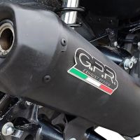 Escape compatible con Bmw C 400 X -GT 2021-2024, Pentaroad Black, Escape homologado para mercados fuera de la UE 