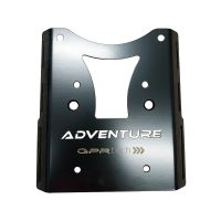 GPR TECH compatible con  Ktm SMT 890 2023/2024 e5 Placa de fijación específica Top Case ALPITECH 35 LT compatible con portaequipajes original, fabricada en acero inoxidable con 4 puntos de anclaje