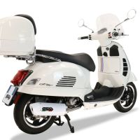 Escape compatible con Piaggio Vespa 125 Granturismo 2003-2007, Albus Ceramic, Escape completo racing, incluyendo colector y db killer desmontable, sin homologación 