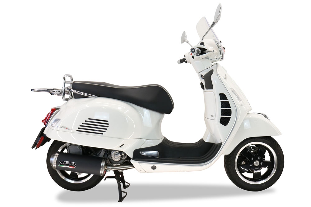 Escape compatible con Piaggio Vespa 300 Gts - Gtv - Touring - Super 2019-2020, Evo4 Road, Escape completo, no legal para países de la UE, con db killer extraíble 