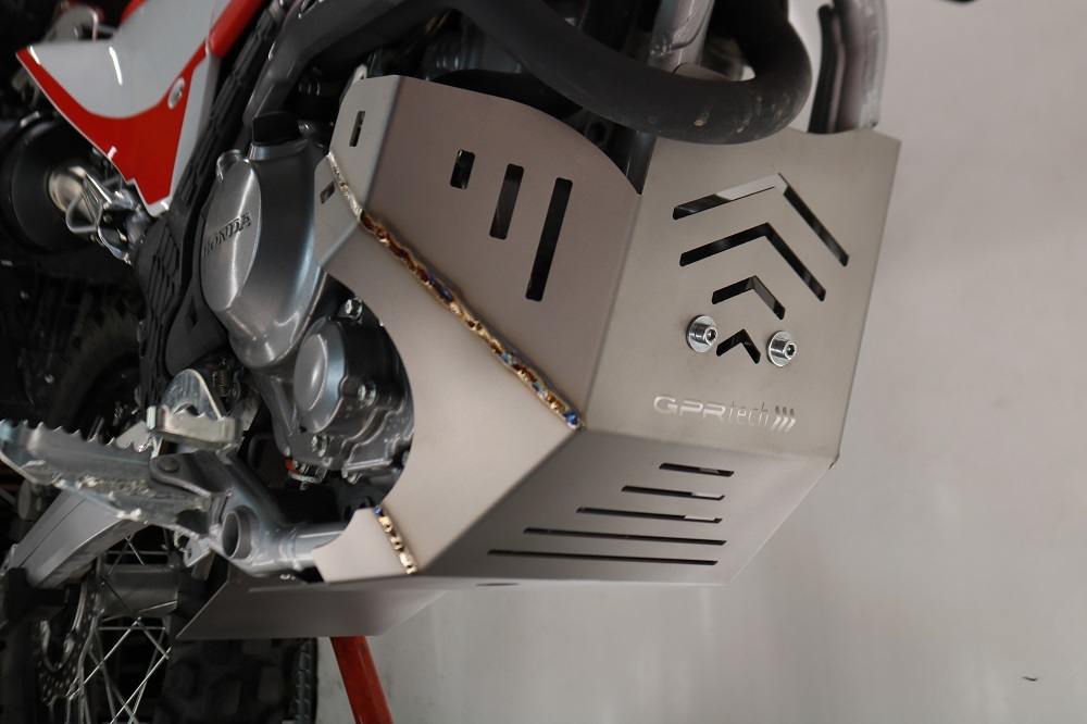 GPR TECH compatible con  Honda Crf 300 L / Rally 2021/2024 e5 Protección del motor en titanio 