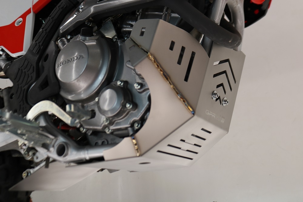 GPR TECH compatible con  Honda Crf 300 L / Rally 2021/2024 e5 Protección del motor en titanio 