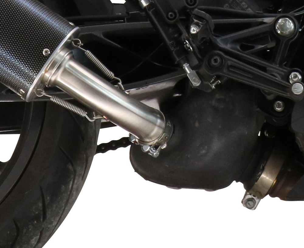 Escape compatible con Ktm Rc 390 2022-2024, Albus Evo4, Escape legal, homologado, silenciador con db killer desmontable y tubo de conexión específico 