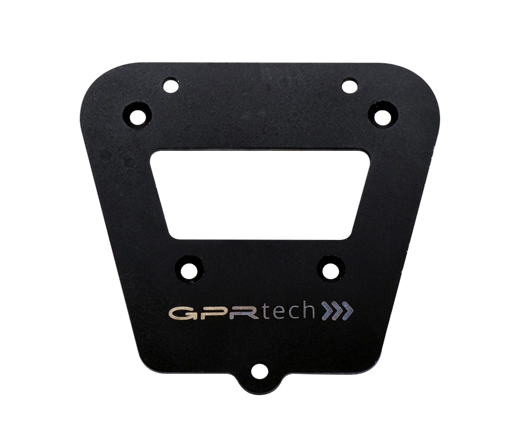 GPR TECH compatible con  Royal Enfield Himalayan 410 2017/2023 Placa de fijación específica Top Case ALPITECH 35 LT compatible con portaequipajes original, fabricada en acero inoxidable con 4 puntos de anclaje