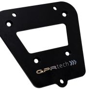 GPR TECH compatible con  Royal Enfield Himalayan 410 2017/2023 Placa de fijación específica Top Case ALPITECH 35 LT compatible con portaequipajes original, fabricada en acero inoxidable con 4 puntos de anclaje