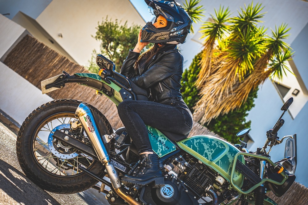 Escape compatible con Royal Enfield Himalayan 410 2021-2024, Powercone Evo, Escape homologado para ruido con colector racing 