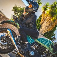 Escape compatible con Royal Enfield Himalayan 410 2021-2024, Powercone Evo, Escape homologado para ruido con colector racing 