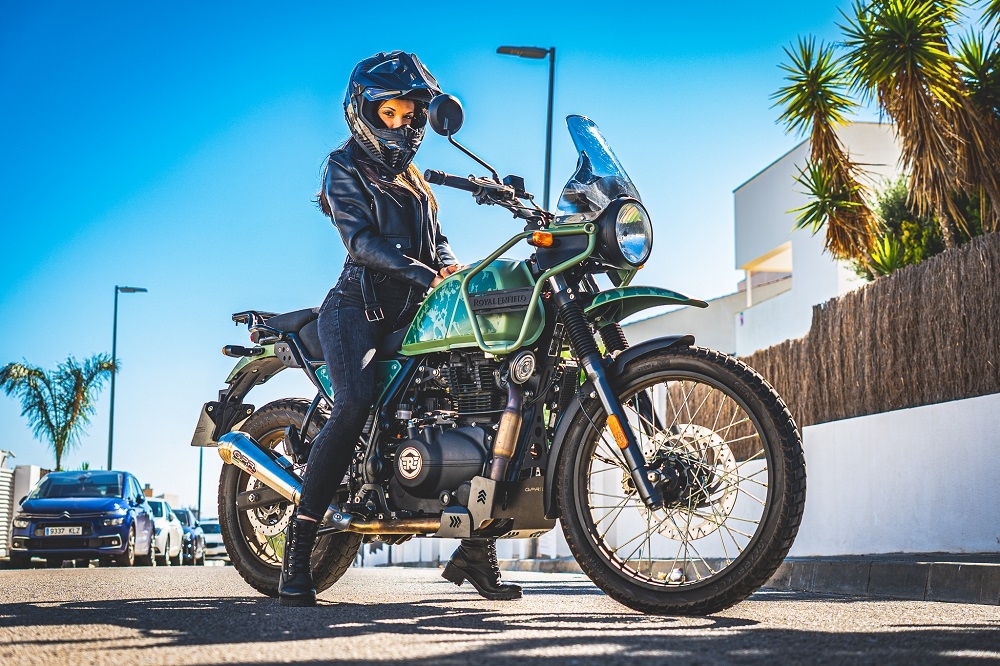 Escape compatible con Royal Enfield Himalayan 410 2021-2024, Powercone Evo, Escape homologado para ruido con colector racing 