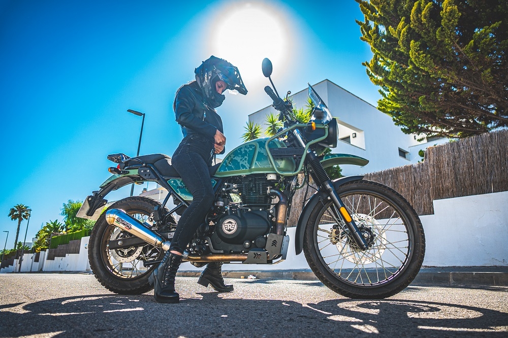 Escape compatible con Royal Enfield Himalayan 410 2021-2024, Powercone Evo, Escape homologado para ruido con colector racing 