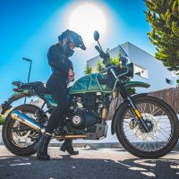 Escape compatible con Royal Enfield Himalayan 410 2021-2024, Powercone Evo, Escape homologado para ruido con colector racing 