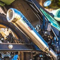 Escape compatible con Royal Enfield Himalayan 410 2021-2024, Powercone Evo, Escape homologado para ruido con colector racing 